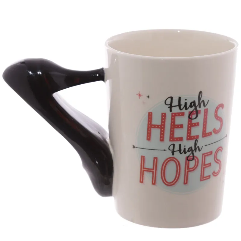 Online 1 pieza taza de las señoras de los tacones altos zapato stiletto taza de los tacones altos altas de las expectativas altas taza de café regalo para la taza del adicto a la moda