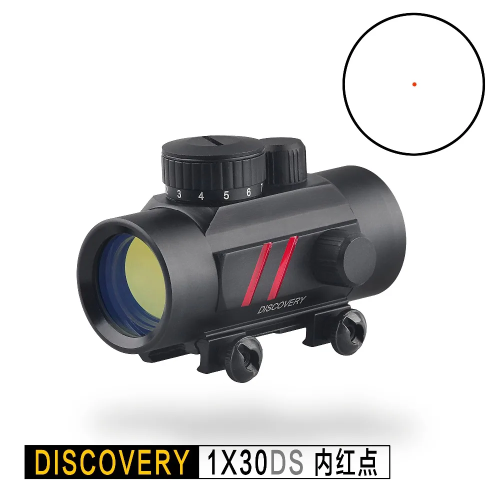 Тактический Оптический прицел Discovery CRD 1X30 DS с красной точкой охотничий для