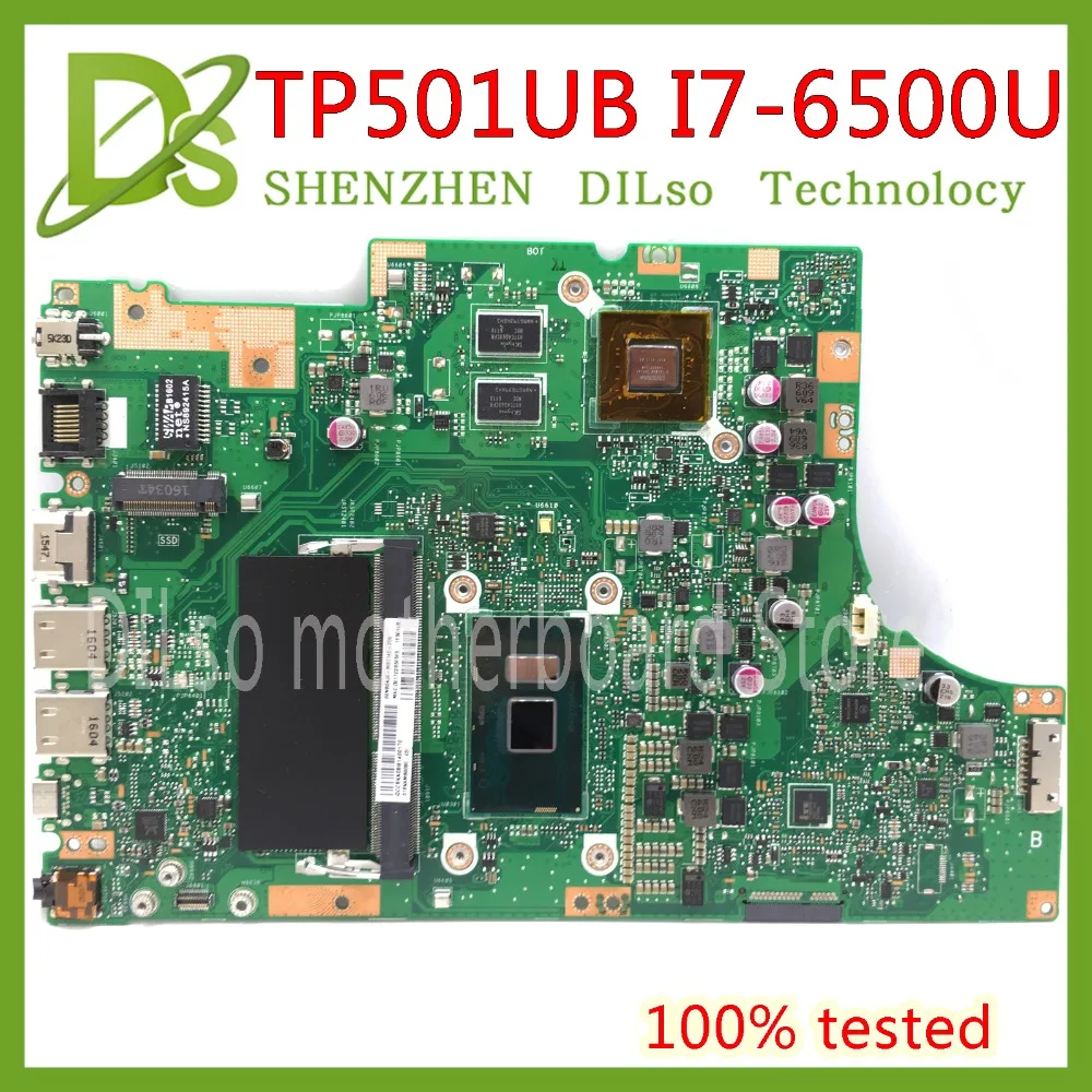  KEFU TP501UB For ASUS TP501 TP501U TP501UQ TP501UA original laptop motherboard GT940M I7-6500U CPU 
