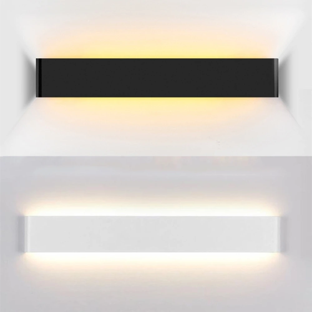 

Indoor Led wall lamp 6W 24W 36W Long strip aluminum sconce Wall mounted AC85-265V Living room Bathroom Bedroom Home wall light