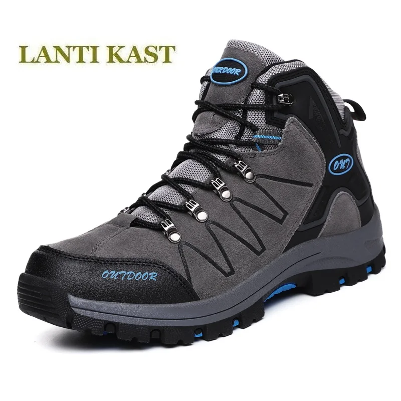 Beste Mannen Wandelschoenen ademend hip top sneaker 2018 Trekking laarzen outdoor klimmen schoenen slijtvast hout land schoenen