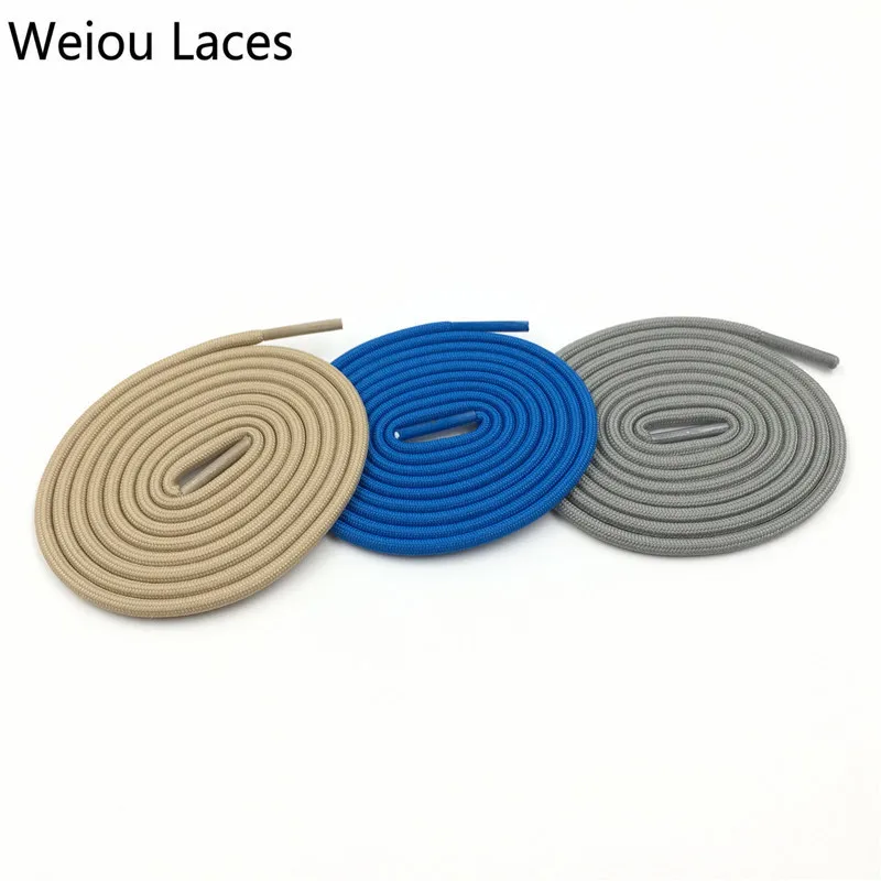 

(30Pairs/Lot)Weiou 4.5mm Fashion Polyester Sports Running Shoestring Custom Color Shoelaces Rope Lacing For Sneakers Martin Boot