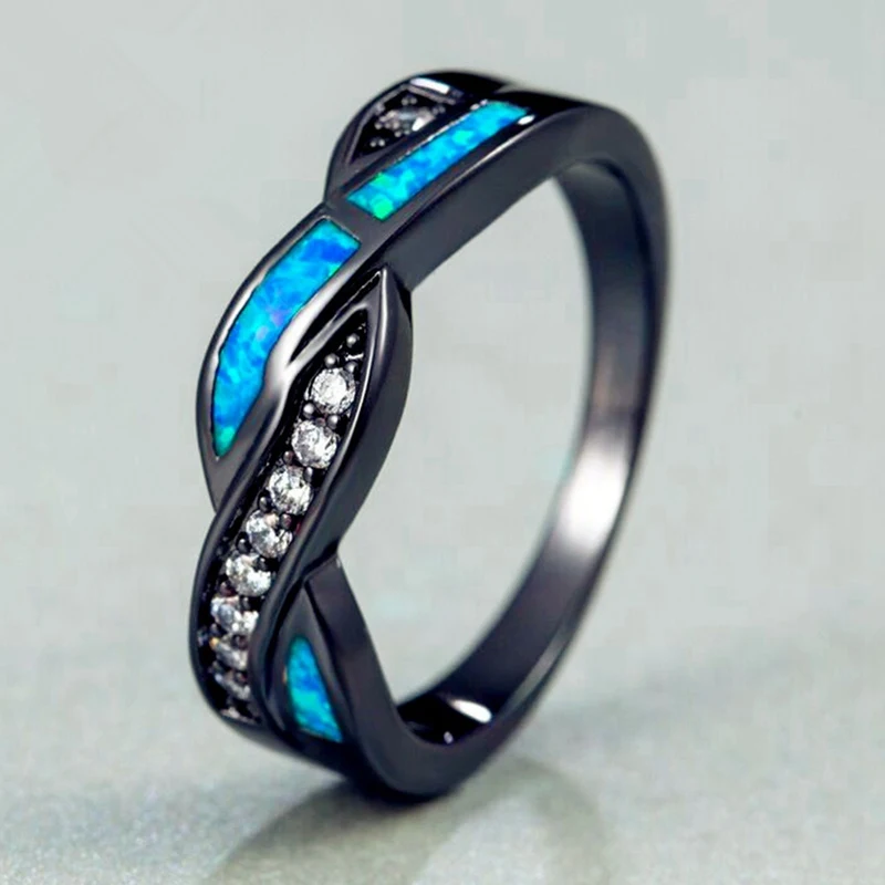 

Brand Women Opal Ring High Quality Silver Filled Fashion Jewelry Vintage Wedding Rings For Women