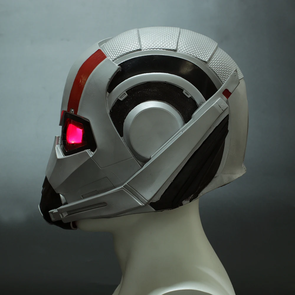 2018 New Ant Man Helmet Cosplay Ant-Man and The Wasp Superhero LED Mask Latex (4)