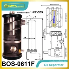 1-3/" Спиральный сепаратор масла с соединением фланца особенно соответствующий для стоек мульти-компрессоров в охладителях 30~ 40HP