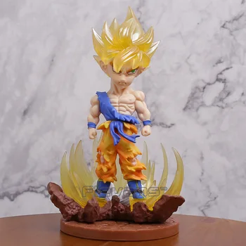 

Anime Cartoon Dragon Ball Z Super Saiyan Son Goku PVC Figure Collectible Model Toy Gift 17cm
