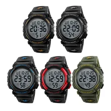 SKMEI мужские часы Топ люксовый бренд спортивные часы электронные цифровые мужские наручные мужские 50 м водонепроницаемые мужские часы Relogio Masculino