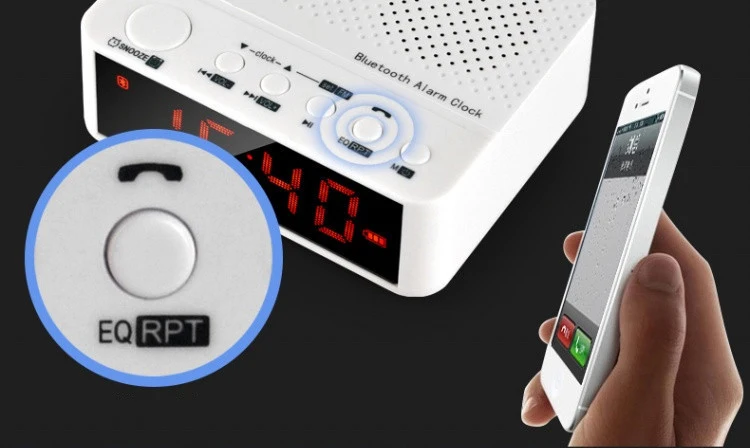 Портативный отель домой Беспроводной Bluetooth Динамик с светодио дный Дисплей