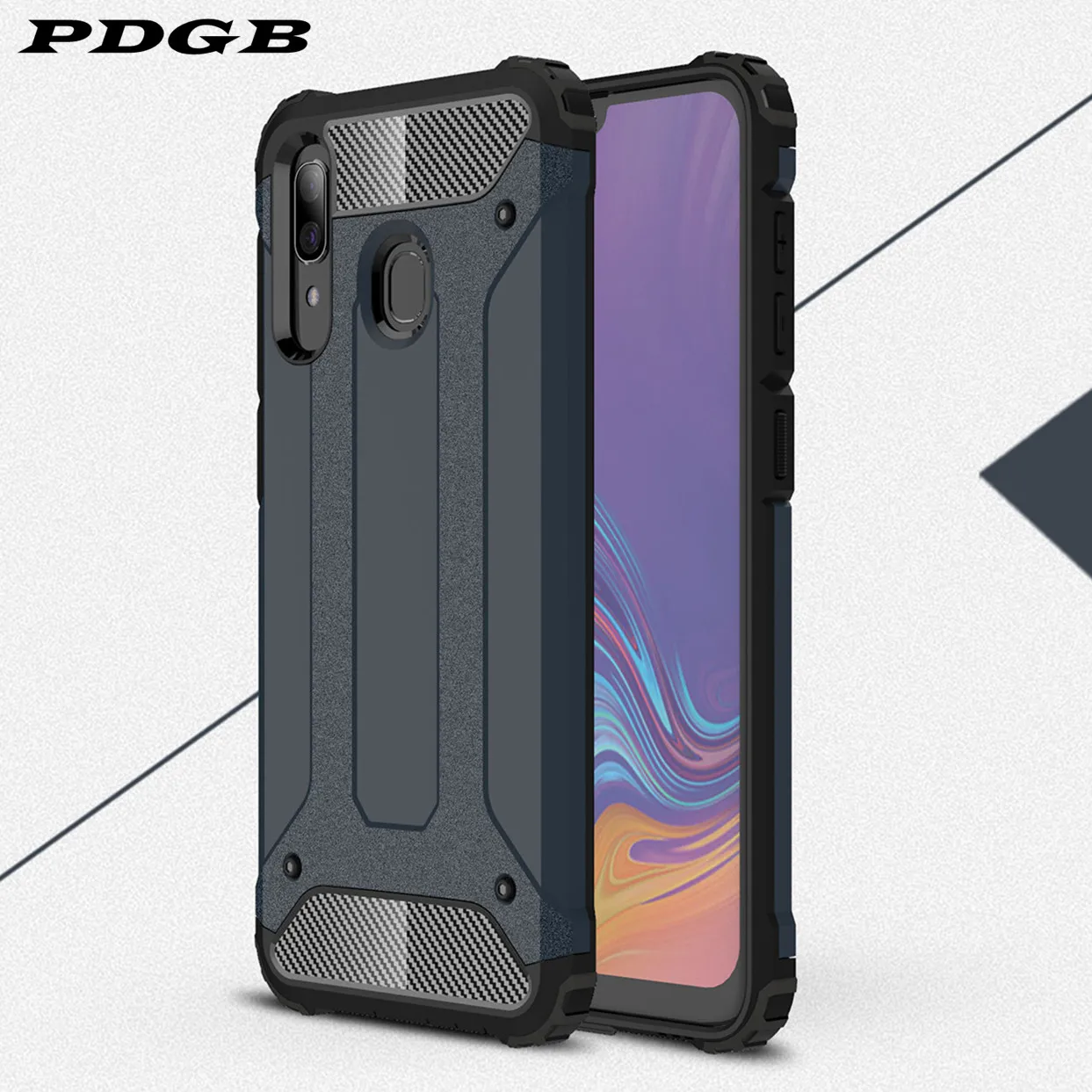 

2019 New case For Samsung A10 A30 A40 A50 A70 Galaxy M10 M20 S8 S9 Plus S10 lite cases Slim Heavy Armor Hybrid Hard Phone Cover