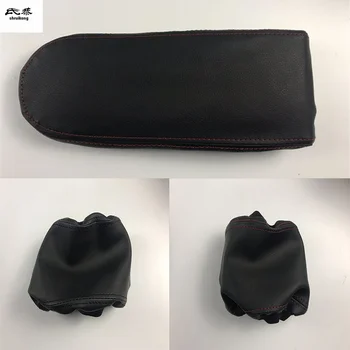 

1set for Volkswagen VW Polo 6R JETTA GOLF MK4 BORA BEETLE PASSAT B5 PU leather car accessories armrest box protection cover