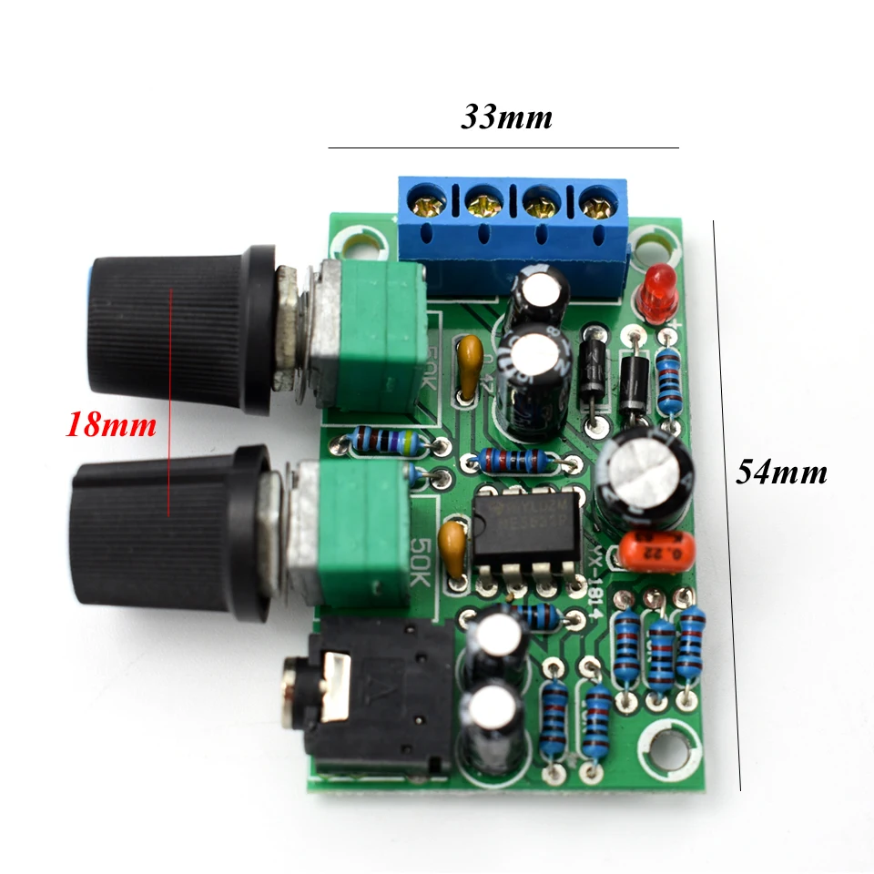 Одиночный мощный DC 10 24V фильтр низких частот Bass NE5532 сабвуфер Предварительный