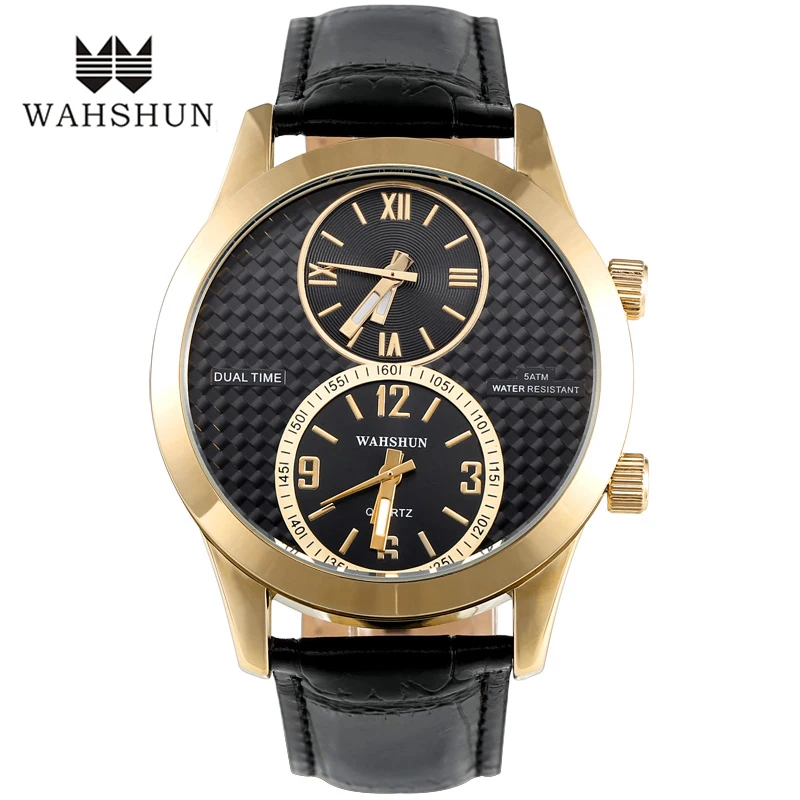 Fashion Brand Quartz Watches Japan Movt Hight Quality IP Alloy Leather