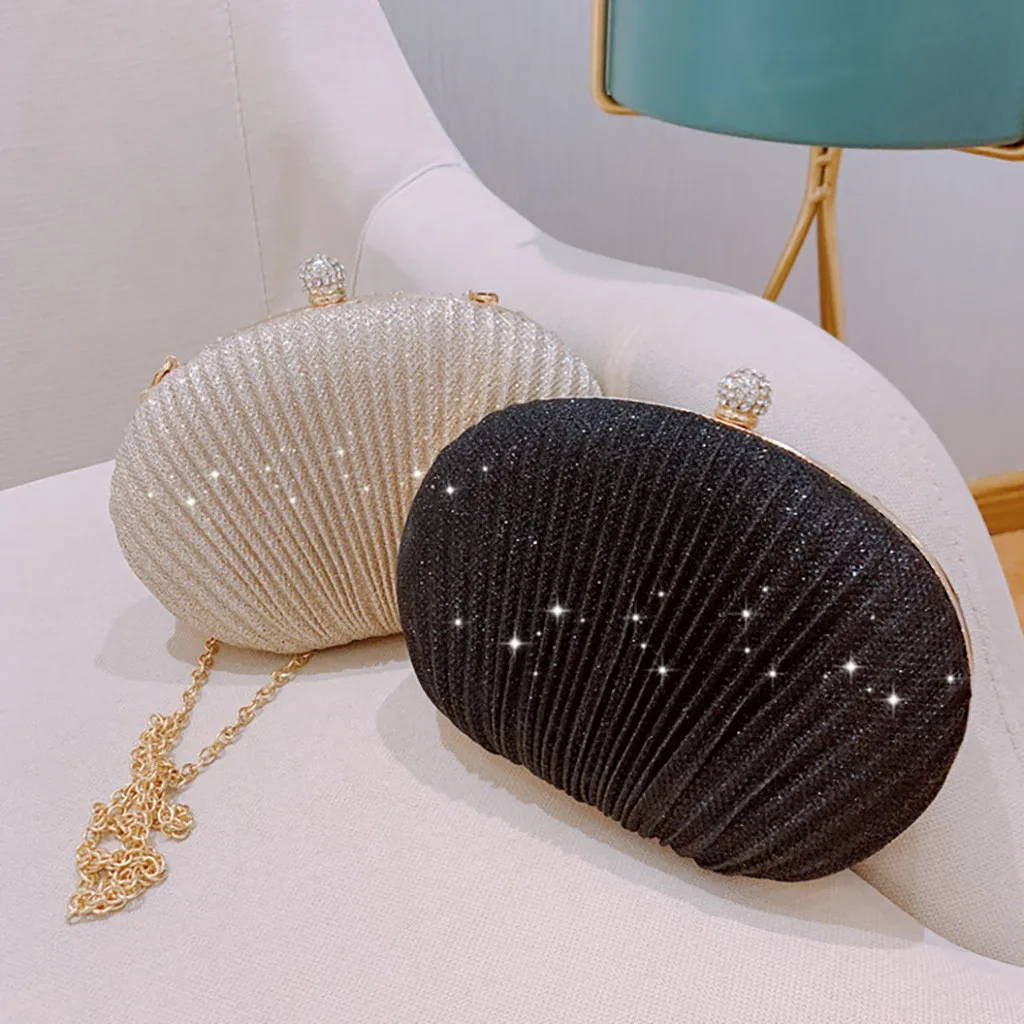 

Luxury Blue Crystal Clutch Bag and Purses Rhinestone Evening Bags Sparkly Clutch Purse Shell Shoulder Cross BagC522