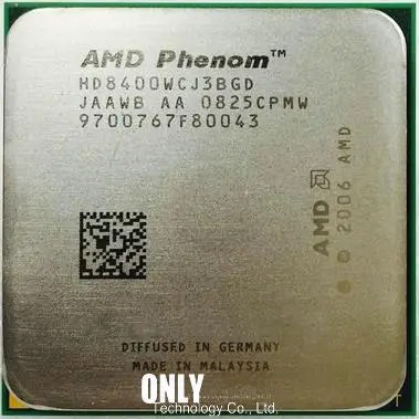 

AMD Phenom X3 8400 Triple Core Processor Socket AM2/AM2+ 940-pin cpu, 95W L3=2M, free shipping