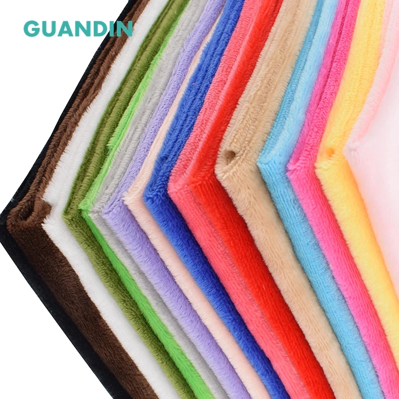 GUANDIN 40x50 см супер мягкая короткая плюшевая ткань ручной работы для сделай сам