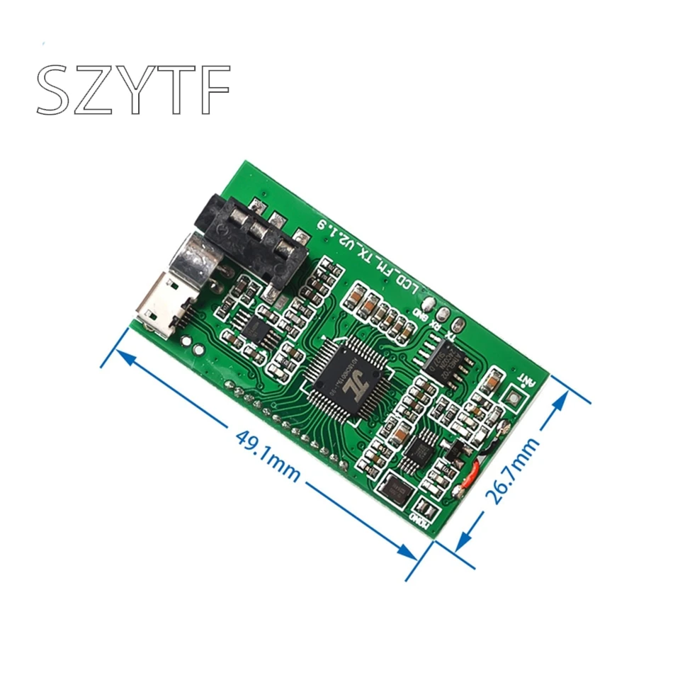DSP PLL 87-108 МГц многофункциональный FM стерео передатчик Модуль/микрофон беспроводной передатчик/беспроводной микрофон модуль
