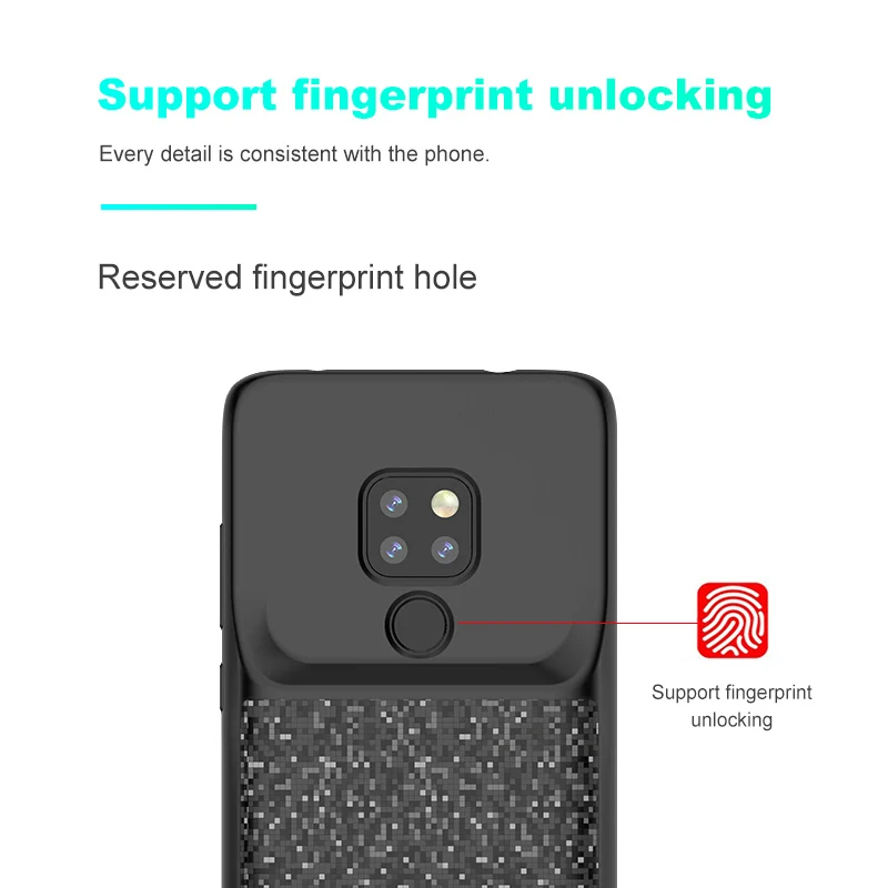 Чехол для зарядного устройства Huawei Mate 20 чехол аккумулятора Pro внешний
