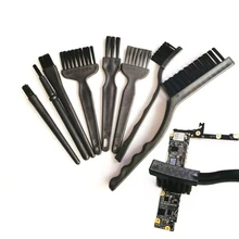 Herramientas de cepillo, cepillo de limpieza BGA, conjunto de herramientas antiestáticas para teléfono móvil, placa base, placa de circuito, pasta fundente, 8 unids/set, herramienta de reparación