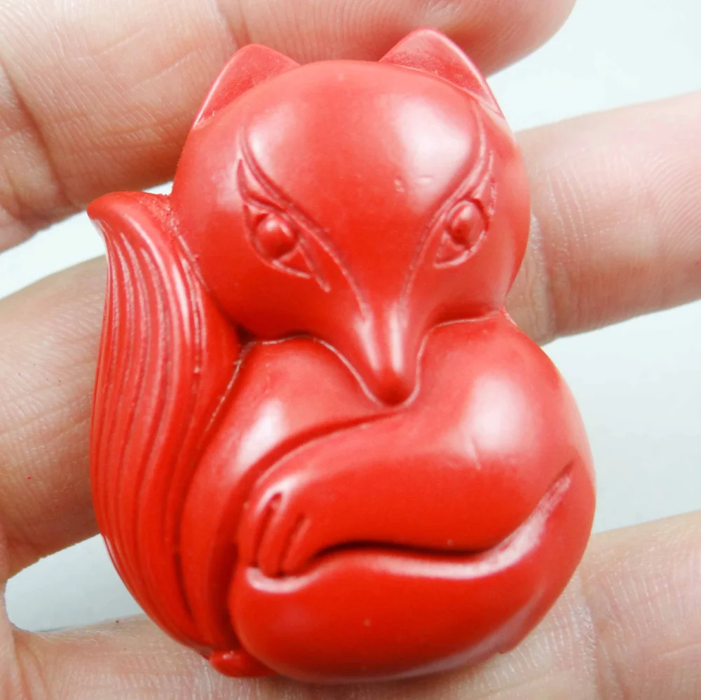 Подвеска для изготовления украшений ожерелий|cinnabar pendant|pendant foxchinese pendant |