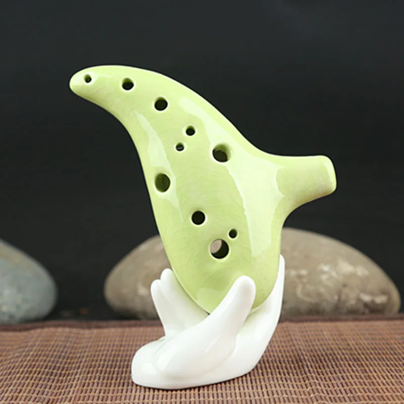 السيراميك الأكرينا الناي 12 ثقوب ألتو d الأكرينا الخزف الأكرينا الفرن والغلايات المهنية اليدوية الرائعة الموسيقية