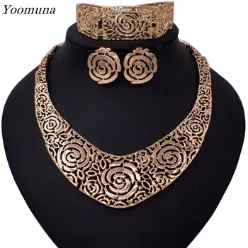 

Dubai Jewelry Sets For Women African Beads Jewelry Set Party necklace Jewelry Sets fashion bridal Wedding Jewellery sets