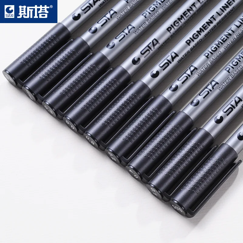 STA 1 шт. ручка вкладыш водостойкая Pigma Micron маркер кисть для эскизов отметка рисунка