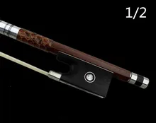 V88 High quality violin bow Size 1/2 violino Red sandal wood Bow Horse hair violin accessory bow accessories para violino
