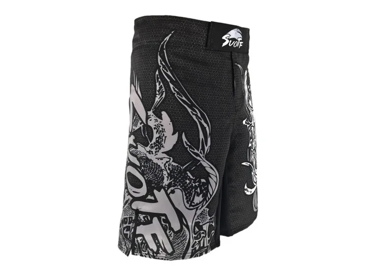 ММА Боксерские мужские шорты с рисунком орангутанга дышащие спортивные тренировочные фитнес боксерские шорты Тигр муай-тай кикбоксинг короткие штаны