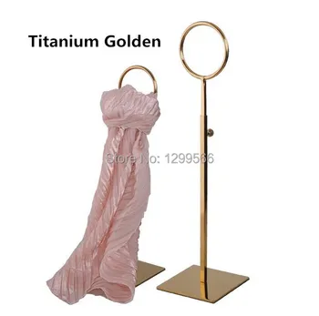 

Free shipping Ring-shape stainless steel Scarf display rack Wraps Shawl Necktie purse tie handbag display stand holder rack N-85