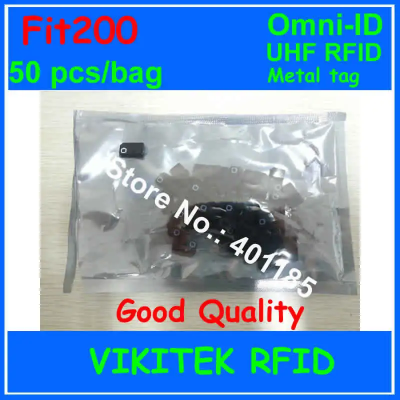 

Omni-ID Fit 200 UHF RFID metal tag 915M EPC C1G2 ISO18000-6C Fit200 small metal tools Medical device tracking 50 pcs per bag