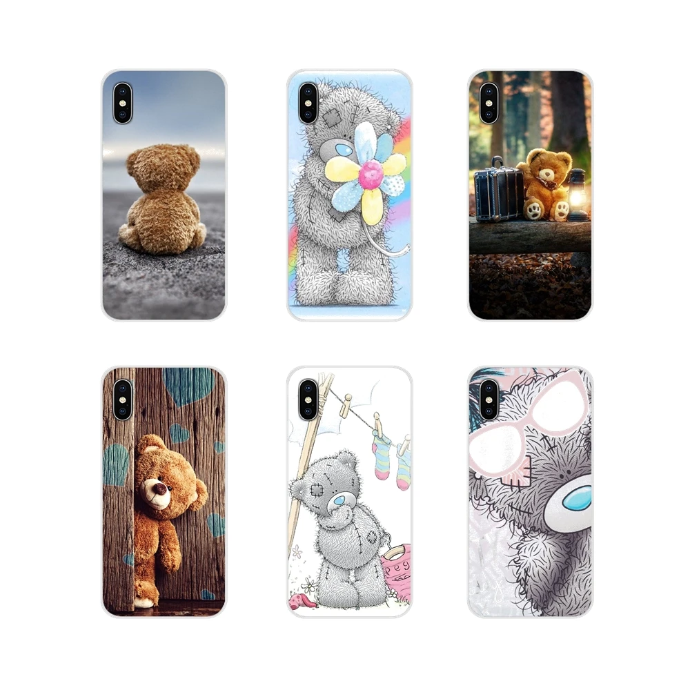 

For Samsung Galaxy S3 S4 S5 Mini S6 S7 Edge S8 S9 S10 Lite Plus Note 4 5 8 9 Accessories Phone Cases Covers Teddy Bear