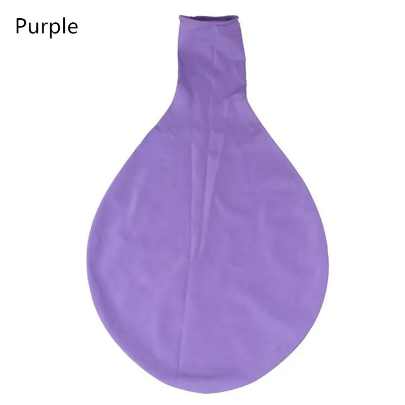 CRLEY 36 дюймов латексные матовые шары гигантские большие надувные круглые воздушные шары для свадьбы, дня рождения, вечеринки, украшения - Цвет: Фиолетовый