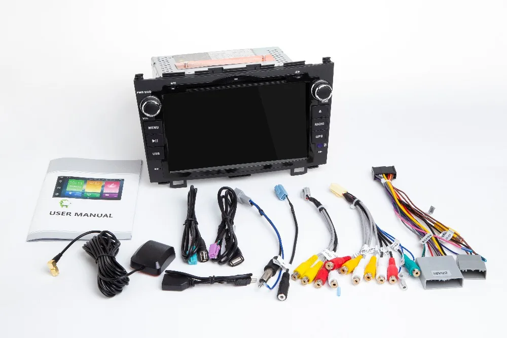 Cheap IPS 1024*600 Car Radio Multimedia Player 8" Android9.0 Auto DVD Radio navigation for Honda CRV 2007-2011 stereo wifi navi gps 27