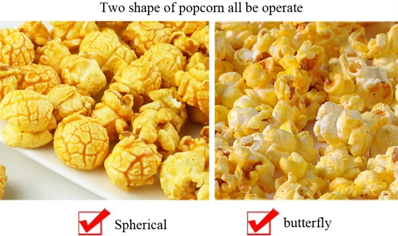 Превосходное качество новейший дизайн попкорн машина с газовым управлением