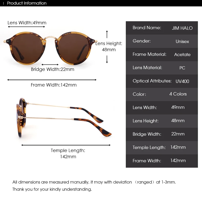 Chicago Retro Polarized Round Sunglasses
