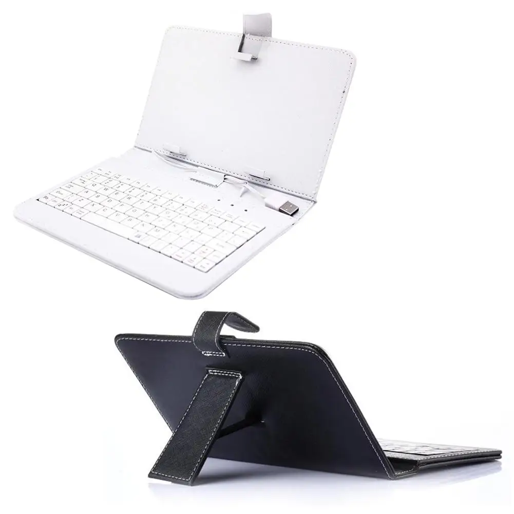 

New 10-inch Flat Keyboard Case Button Holster Tablet Keyboard Set Flat Button Leather Case High Quality Dustproof
