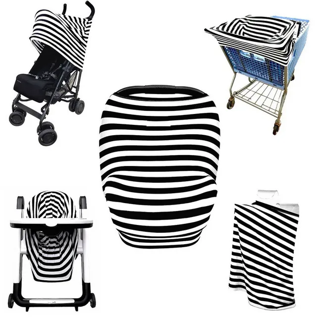 baby car seat canopy cover full coverage multi use nursing cover unisex design