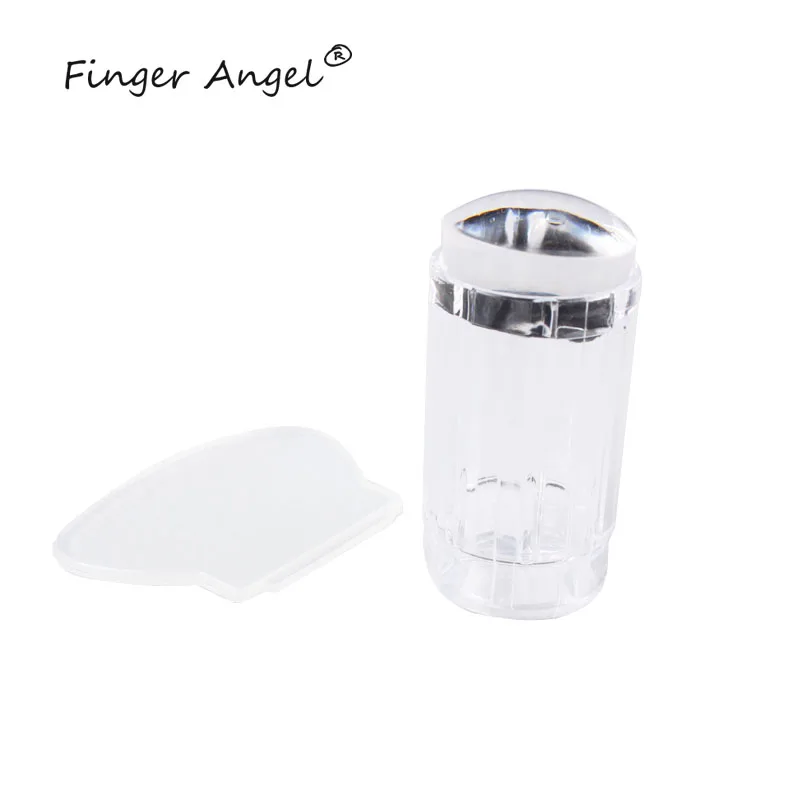 Finger Angel 1 шт. дизайн ногтей силиконовый желе прозрачный штамп СКРЕБОК НАБОР прозрачный лак Печать Передача Маникюр Шаблон инструмент