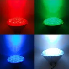 4 шт./лот светодиодные фонари для бассейна подводный 18 Вт RGB PAR56 12 в свет для бассейна светодиодные светильники для бассейна подводные огни