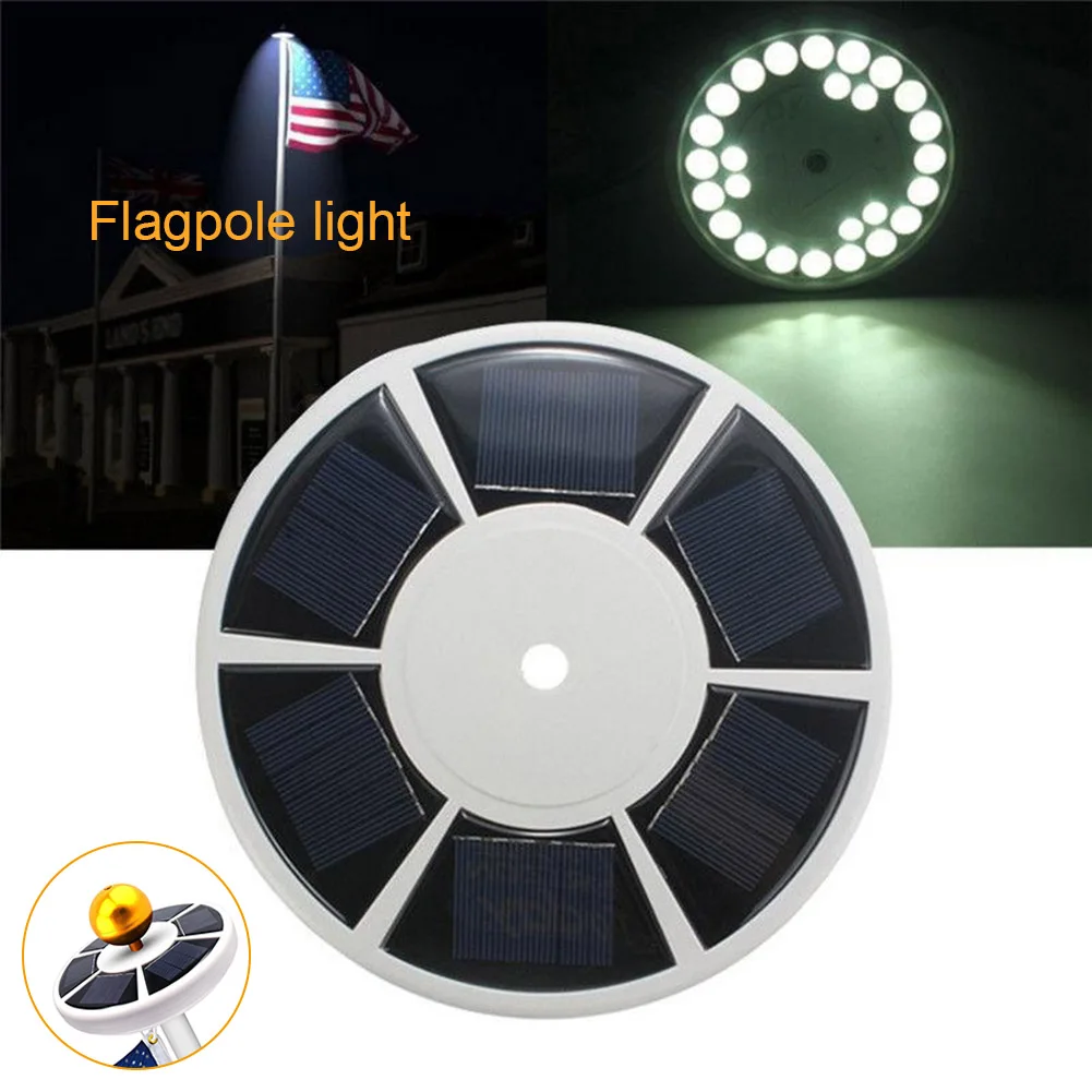 

Solar Power Flag Pole Flagpole Light LED Waterproof For Outdoor Camping Garden ED-shipping