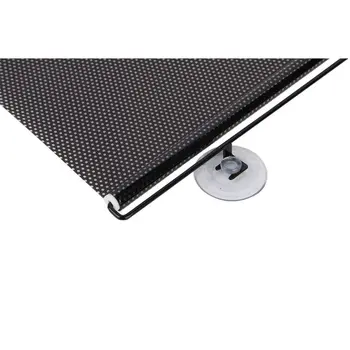

Accordion Style Automatic Retractable Windshield Shade Blocks UV Rays Sun Visor Protector