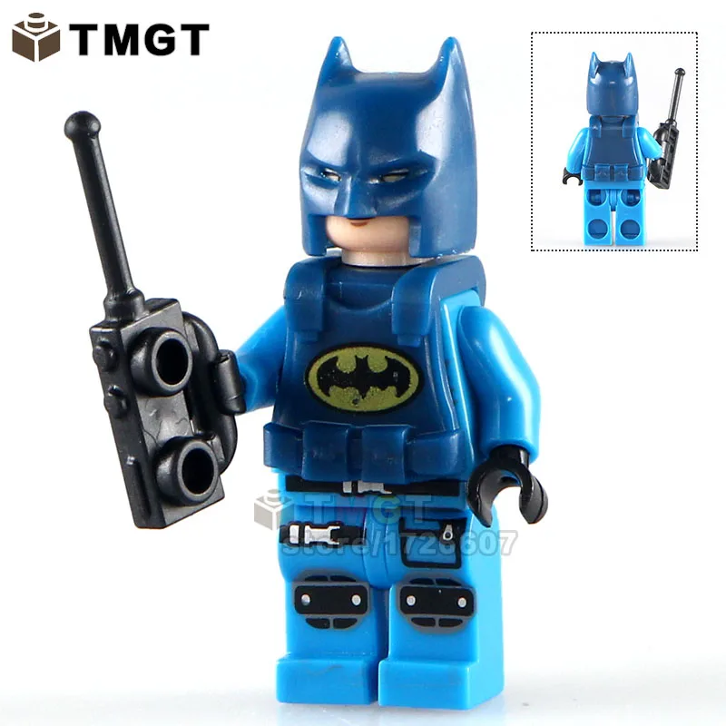 20pcs/lot PG182 Police Batman with Cellphone DC Super Heroes Batman
