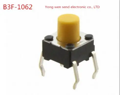 

NEW B3F-1062 B3F1062 1.47N Micro light touch switch button Key switch DIP4 Free shipping