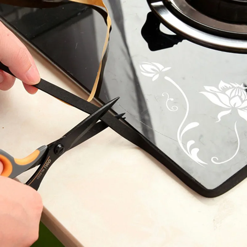 

Kitchen gas counter cooktop gap mold mildew moisture tape, soundproof door and window seal anti-scalding tape