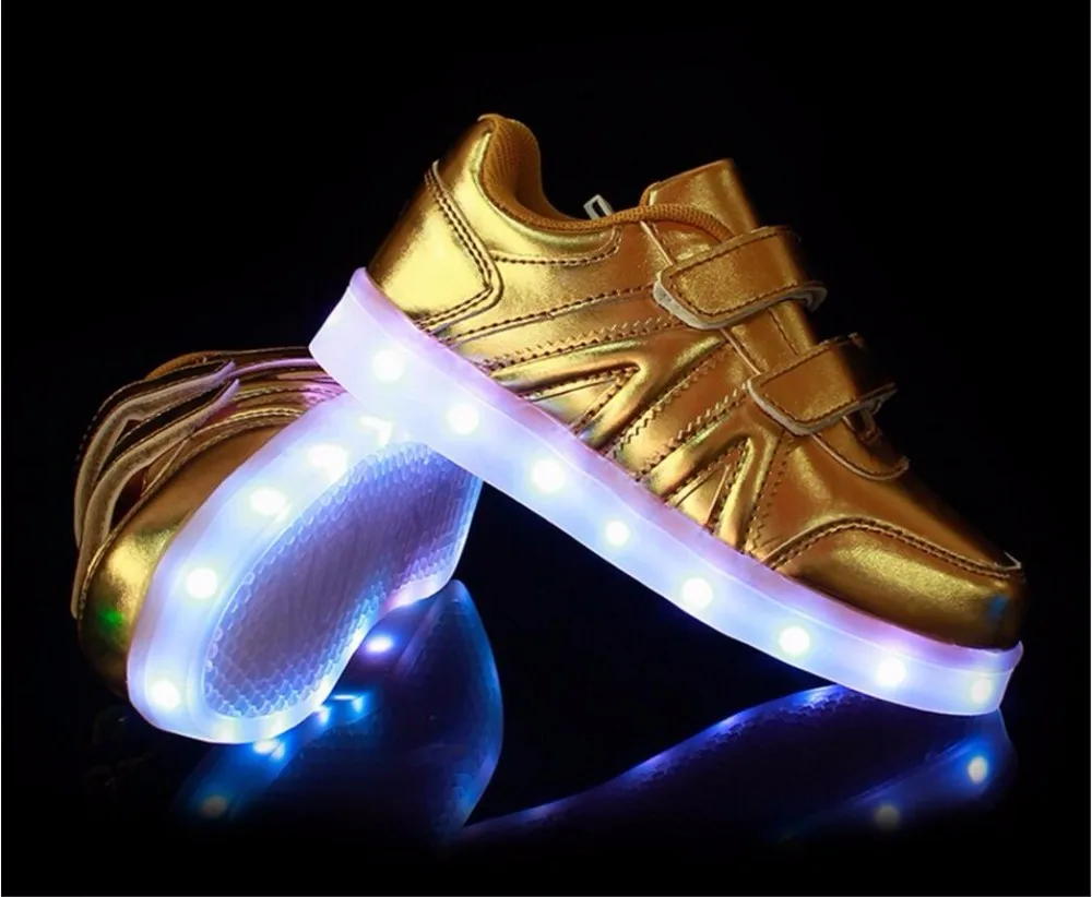 Новинка года; Светодиодный светильник; обувь для мальчиков и девочек; USB зарядное устройство; светильник; детская обувь; длинный квадратный светильник; спортивная обувь; повседневная обувь