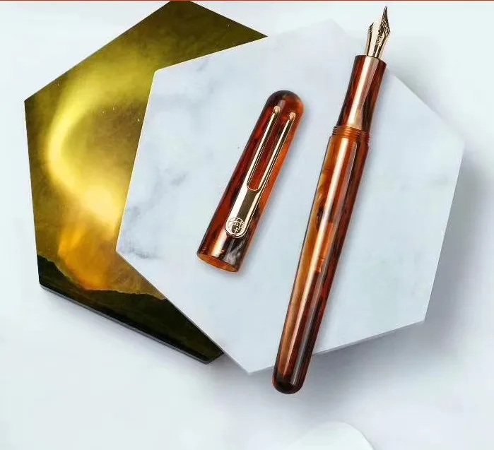 Caneta de Tinta Presente para a Escola de Escritório de Negócios Nova Picasso Celluloid Caneta Fonte Pimio Etsandy Aurora Ps-975 Irídio f Nib Escrita 4 aurora PS-975 irídio f nib caneta de
