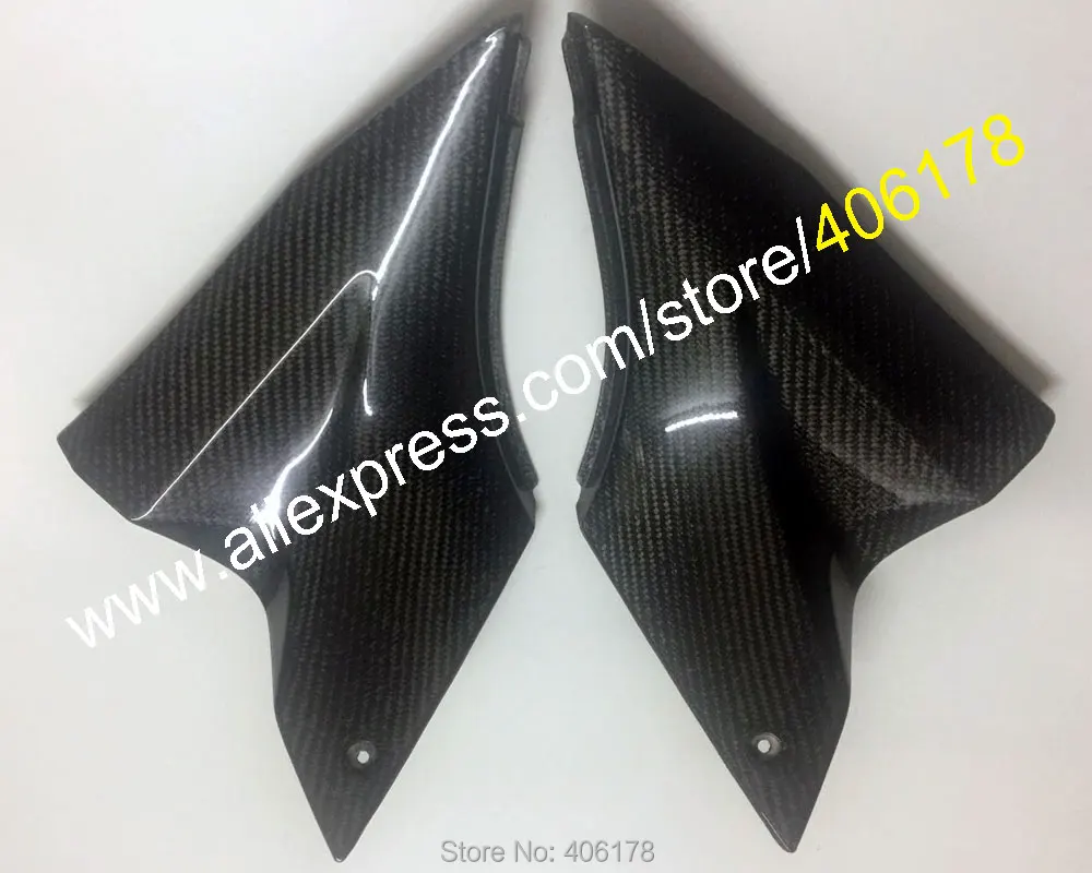 

Hot Sales,2 x Carbon Fiber Tank Side Covers Panels Fairing For Kawasaki ZX-10R 2006 2007 ZX10R 06 07 ZX Tank Side Cover Panel