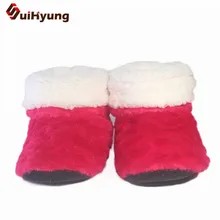 

Suihyung New Winter Women's Boots Thermal Plush Indoor Shoes Botas Female Non-slip Soft Bottom Thick Floor Cotton-padded Shoes