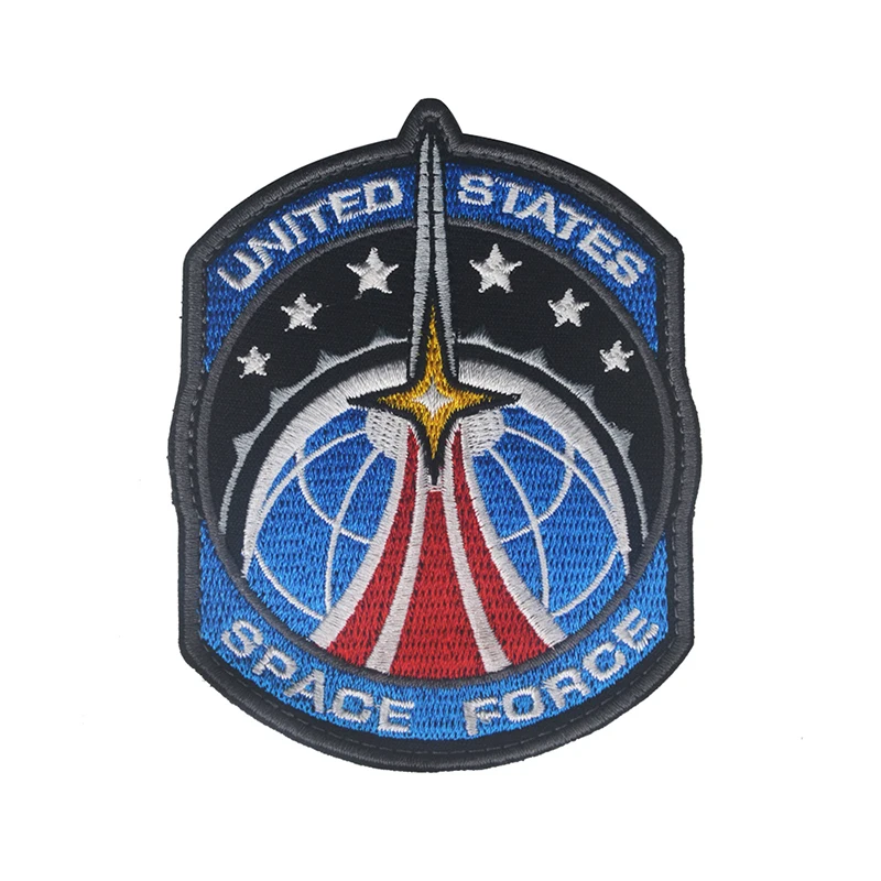 

2019 New American Space Force Space Agency Embroidered Armband Backpack Jeans Decorative Cloth Fabric Army Uniform Cloth Sticker