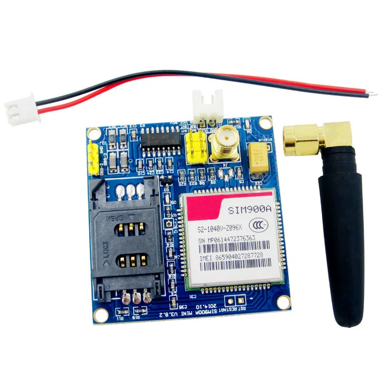 SIM800 MINI V4.0 Wireless Modul GSM GPRS STM32 Board Kit Antenna V4.0